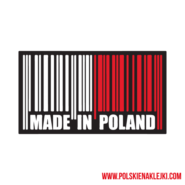 Made in Poland - Naklejka - Magnes - Polskie Naklejki
